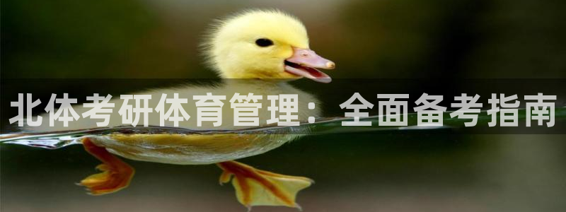 必一体育sportB体育：北体考研体育管理：全面备考指南
