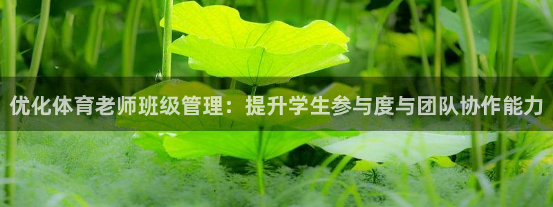必一体育APP：优化体育老师班级管理：提升学生参与度与团队协